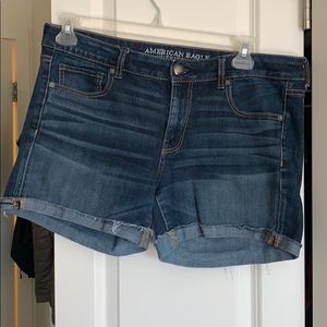 American Eagle Denim Midi Shorts